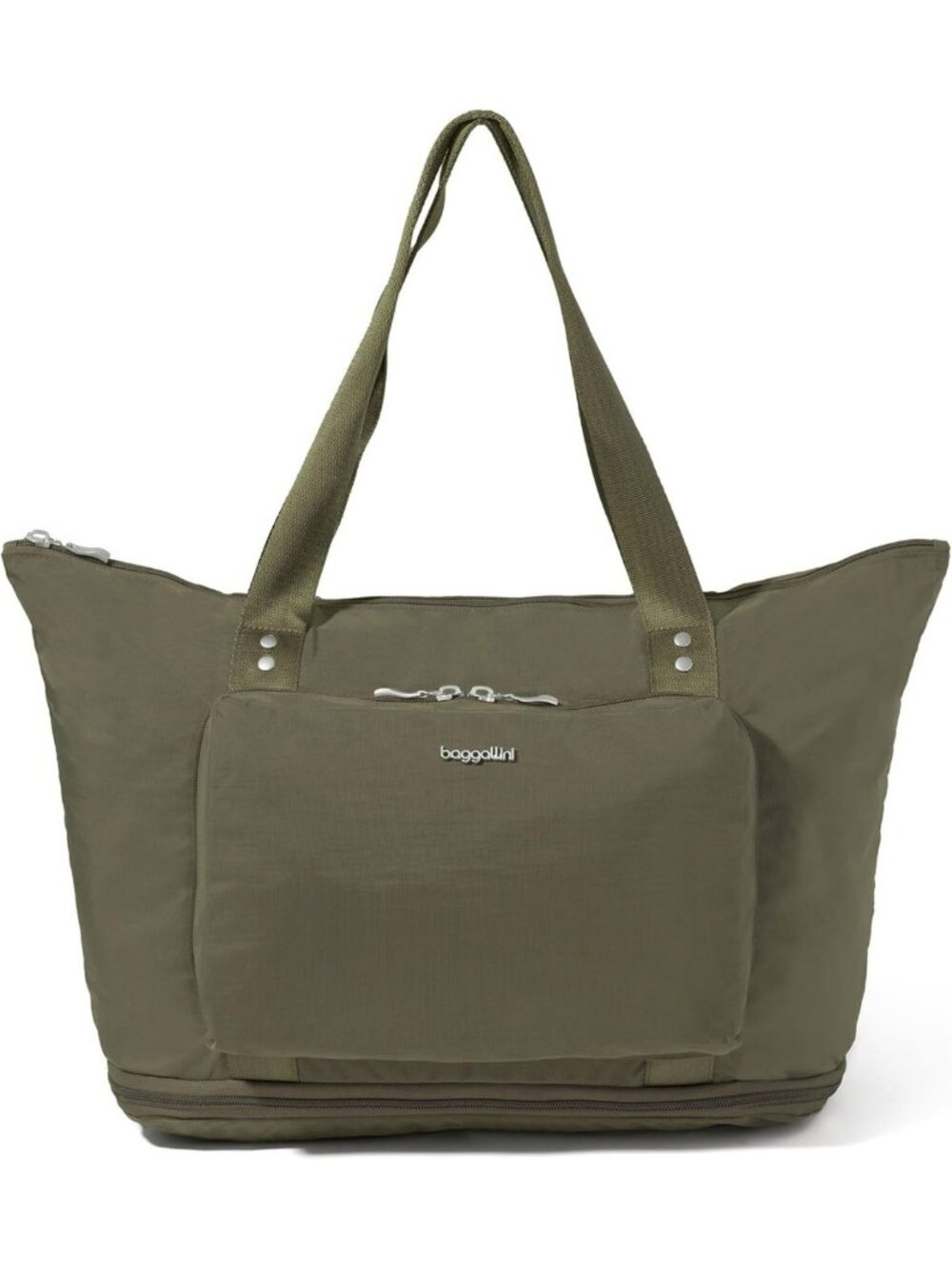 Lightweight Expandable Travel Tote Bag - Packable Nylon Weekender with Luggage